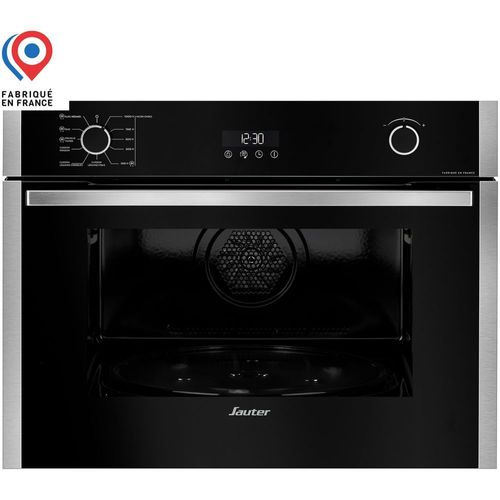 Sauter SKS6200LX - Four micro-ondes monofonction - encastrable - 40 litres - 1000 Watt - inox/noir