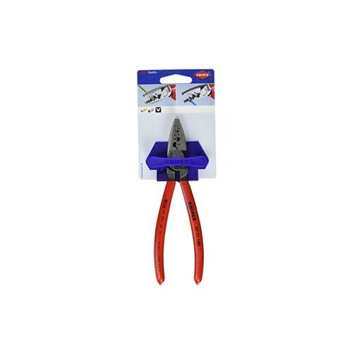 Knipex Pince à sertir pour embouts de câble polie gainées en plastique 180 mm - 97 71 180 SB