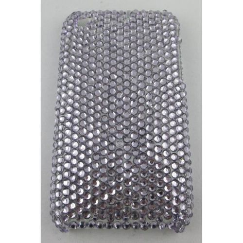 Coque Iphone 3g/3gs Strass Violette