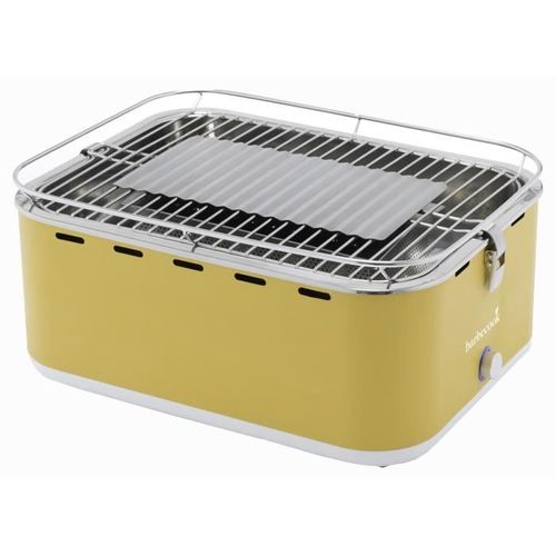 Barbecue au Charbon de Bois Barbecook Carlo avec Housse jaune