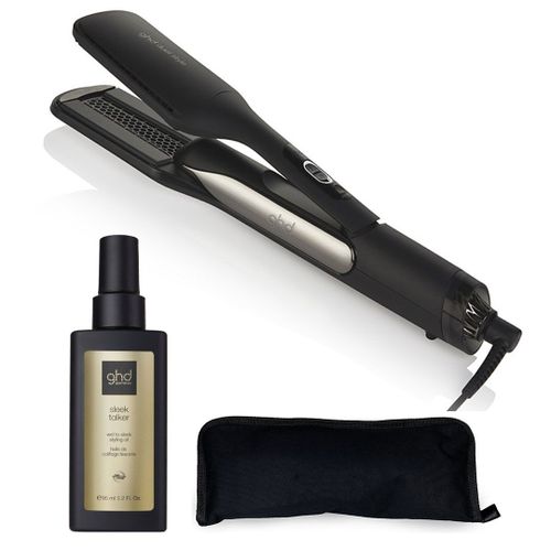 Ghd - Lisseur Séchant Dust Style Noir Avec Huile Et Trousse De Rangement