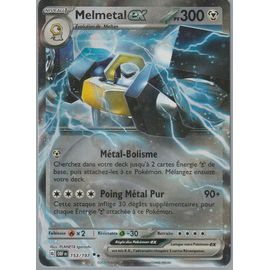 Carte Pokémon - Melmetal Ex - 153/197 - Ultra-Rare - Ev3 Flammes Obsidiennes