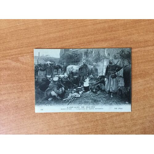Cpa : Campagne De 1914-1915 Ribecourt Campement De Spahis Marocains 236