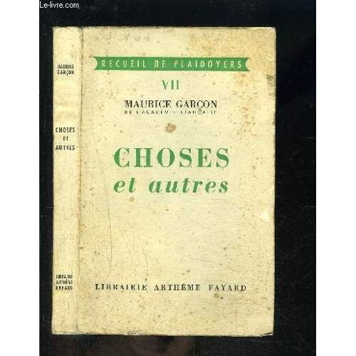 Choses Et Autres