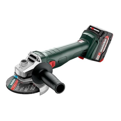 Metabo Meuleuse d'angle sans fil W 18 L 9-125 Quick, 18V/2x5,2Ah - 602249650