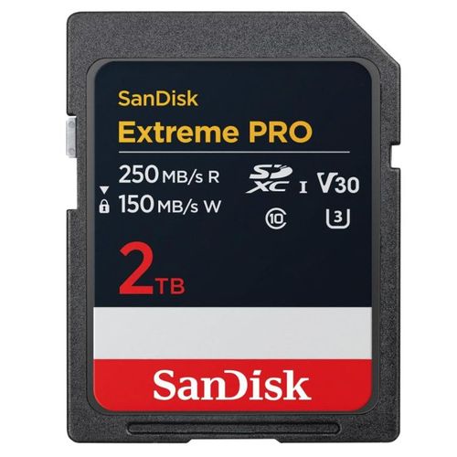SanDisk Extreme Pro 2 To micro SDXC Carte mémoire flash - Class 10