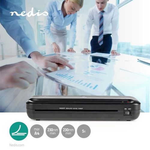 Machine À Plastifier À Chaud | A4 | 230 Mm/Min Arrêt Automatique Alimentation Secteur Noir Pas Cher