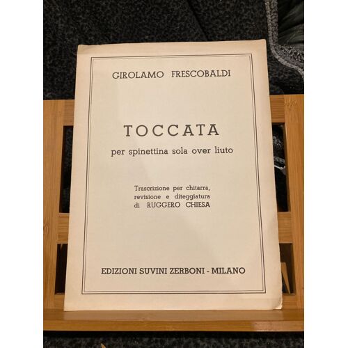 Girolamo Frescobaldi Toccata Pour Clavier Partition Guitare Chiesa Ed. Zerboni