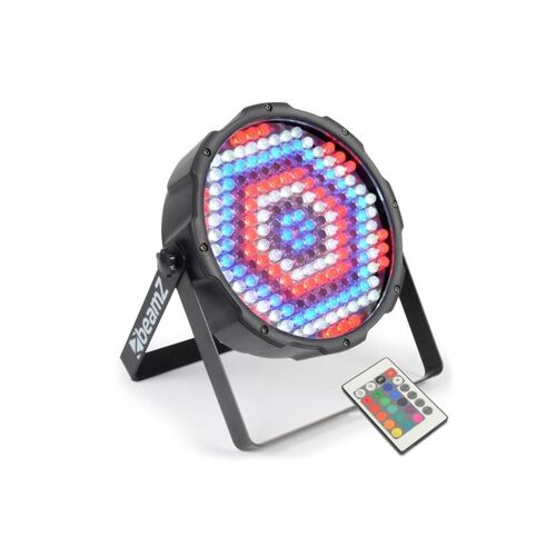 beamZ FlatPAR 186 x 10mm Projecteur PAR RGBW LED DMX Infrarouge