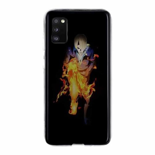 Coque Samsung Galaxy A42 5G One Piece Sanji Jambe En Feu - Silicone - Compatible Samsung Galaxy A42 5G - Manga