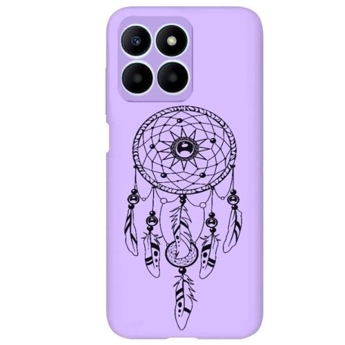Coque Violet Pour Honor X6 Dreamcatcher Plumes