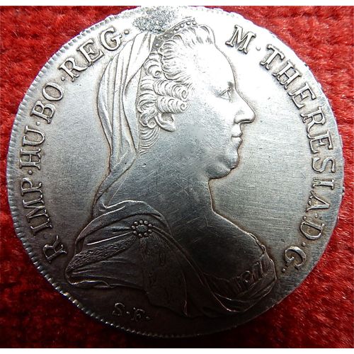 Piéce Autriche Autriche 1 Thaler 1780 Argent Massif