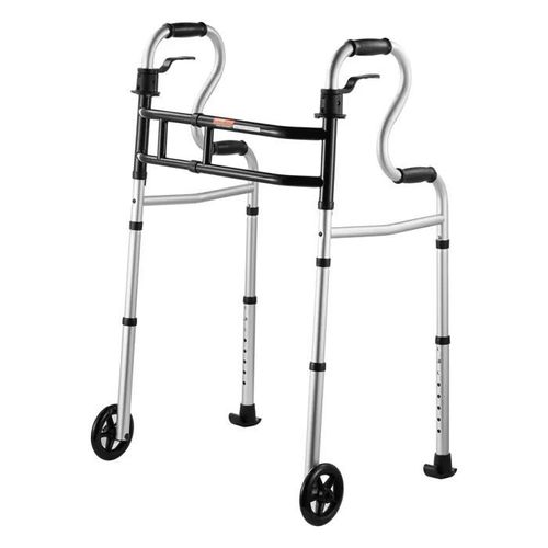 Déambulateur Pliable À Roulettes-Vevor-Charge 204 Kg-Idéal Pour Les Personnes Âgées, Handicapées, Handicapées