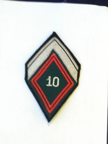 Losange De Bras 10 Ieme Régiment Du Train Sergent À Coudre