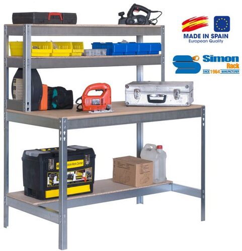 Simon Rack - Kit Etabli 1440x1200x750mm - BT-1 1200 GALVA/BOIS