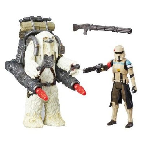 Figurine Star Wars : Pack 2 Figurines Et Accessoires : Scarif Stormtrooper Et Moroff