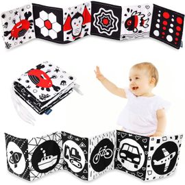 Livre Tissu Bébé Eveil,Livre Bebe Tissu,Livre Bébé Eveil,Jouet Educatif Enfant Idée Cadeau Dès La Naissance, Livre Doux Froissé