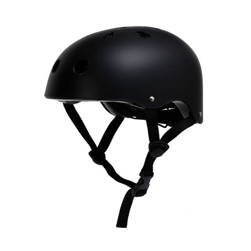 Skateboard Casque De Vélo Pour Enfantes Et Adultes Casque Trottinette Electrique(Noir M)