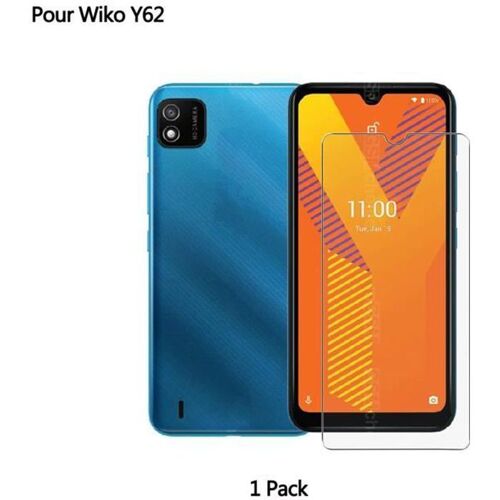 1Pack Verre Trempé Wiko Y62 Protection Écran HD Transparent Film Protecteur d'écran Wiko Y62