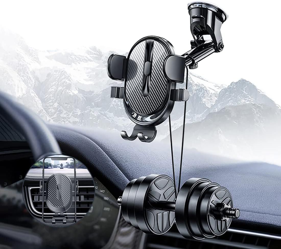 YANGFEIYA Support De Téléphone Portable De Voiture Pour Suzuki SX4 S-Cross II 2013-2016, Support De Téléphone Portable Pour Ventilation De Voiture Avec Support Rotatif à 360° Pour Voiture, A