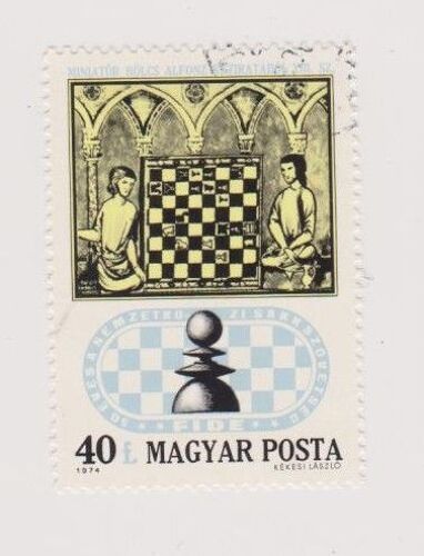 Timbre Hongrie Magyar Poste Olympiades D'echecs 40