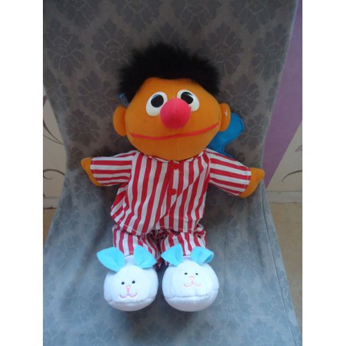 Ernest En Peluche Interactif Grand Vintage Tyco 45 Cm 1998 