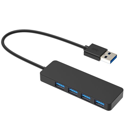 Adaptateur Hub 4 ports USB 3.0 multiprise USB pour pc/clé usb/disque dur externe