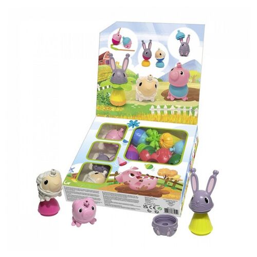 Coffret De Perles Educatives Animaux De La Ferme Bl321