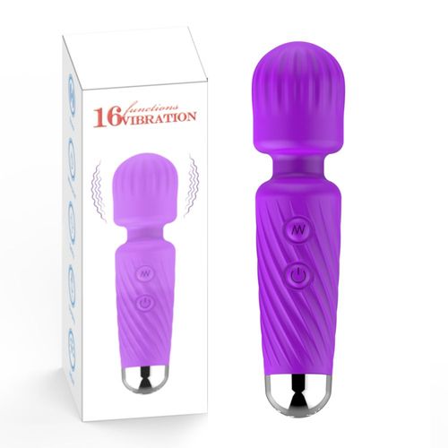 Mini Vibrateur Avec 16 Modes De Vibration Forte, Rechargeable Par Usb, Masseur Corporel, Clitoris, Point G, Jouet Sexuel Pour Femmes