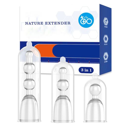 Lot De 3 Pièces D'extension De Pénis, Préservatifs Réutilisables, Allongez Le Pénis De 3.5 À 8cm, Jouets Sexuels Pour Couples