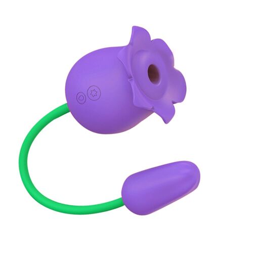Vibromasseur Fleur Rose En Silicone, Jouet Amélioré Pour Femme, Produits Sexuels Érotiques, Stimulateur De Mamelon, Clitoris, ¿Uf Vibrant