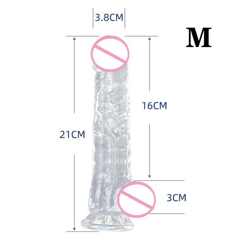 Godemiché Réaliste En Silicone Avec Ventouse Injuste Pour Femme, Jouet Sexuel Avec Gland Optique, Bite Rigide