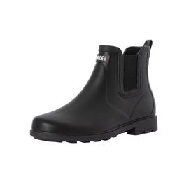 Aigle Bottes Courtes En Caoutchouc Carville Noir