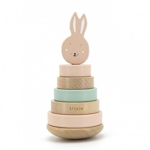 Tour À Empiler En Bois Mrs. Rabbit De Trixie