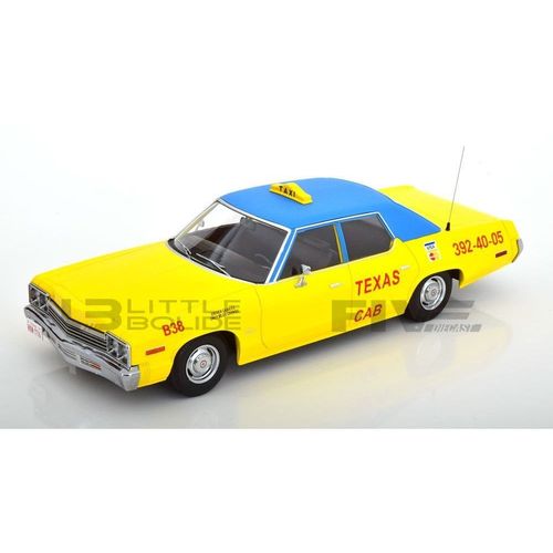 Kk Scale Models 1/18 181126y Dodge Monaco Taxi Texas Cab - 1974 Diecast Modelcar-Kk Scale Models