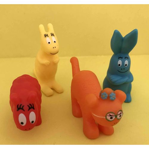 Lot De 4 Figurines "Animaux" - Série Barbapapa (2013)