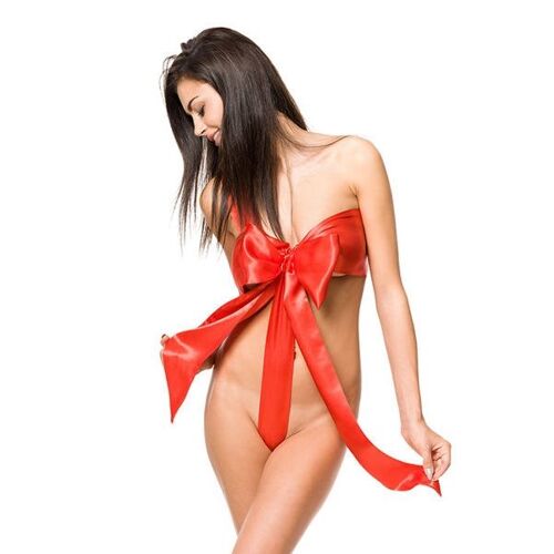 Lingerie Surprise Noeud À Défaire Déguisement Sexy Et Coquin