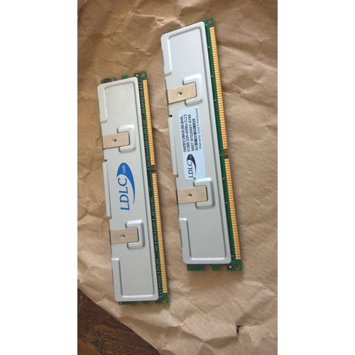 Memoire LDLC 184DR512M438,NB,BH5L : 2*512Mb / DDR400 / CL2.5 / avec radiateur