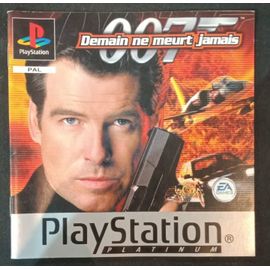 007 Demain Ne Meurt Jamais - Notice Officielle Platinium - Sony Playstation - Ps1
