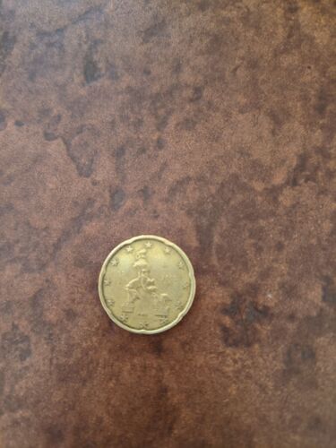 Pièces Italienne 20 Centimes 2002