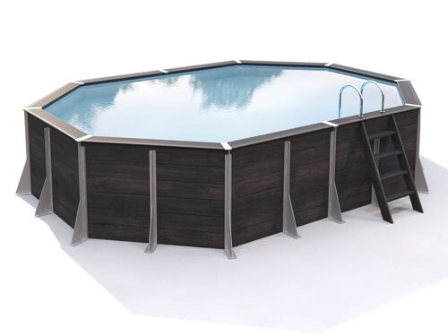 Piscine composite Granville octogonale 5,90 x 4,31 x 1,26 m - Just'Aposé