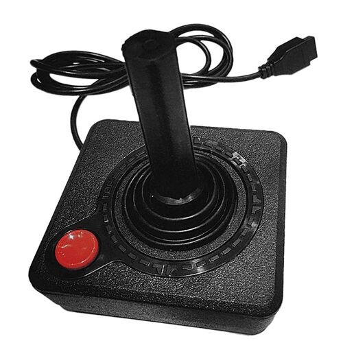 Manette de jeu pour Atari 2600, Joystick de jeu rétro avec levier à 4 voies et bouton à Action unique