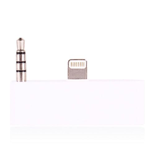Hobbytech - 1 Adaptateur Pour Iphone 4/4s Vers Iphone 5/5c/5s - Audio + Charge - Blanc