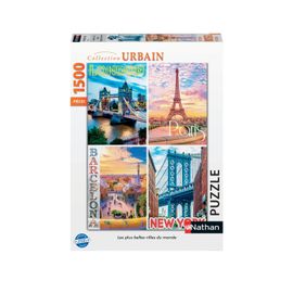 Puzzle N Nathan Puzzle 1500 P - Les Plus Belles Villes Du Monde