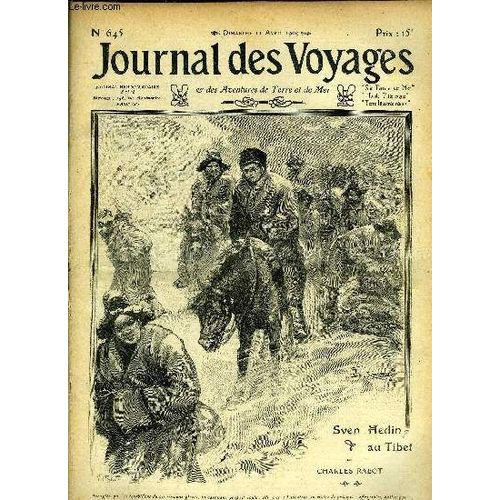 Deuxième Série - N°645 - Sven Hedin Au Tibet Par Charles Rabot, À Suivre.