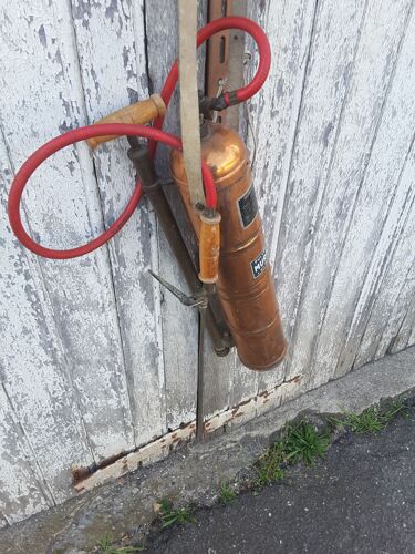 Ancien Pulvérisateur Muratori En Cuivre