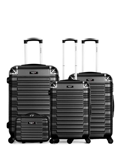 BLUESTAR - Set de 4 Valises LIMA-C 75 cm 4 Roues