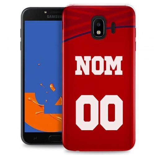 Coque Samsung J4 Plus 2018 Foot Lille / Housse Gel Silicone a Personnaliser