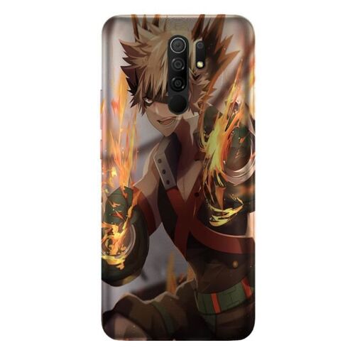 Coque Xiaomi Redmi 9 Katsuki | Silicone | Antichocs | Manga