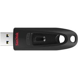 Clé USB 3.0 SanDisk Ultra 256 Go avec une Vitesse de Lecture Allant jusqu'à 130 Mo/s